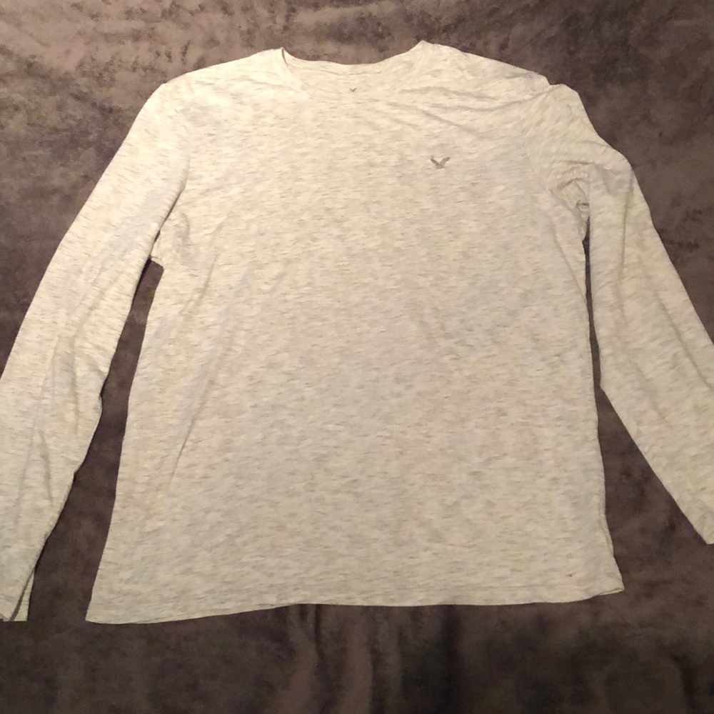 American Eagle Seriously Soft Heathered LS Tee